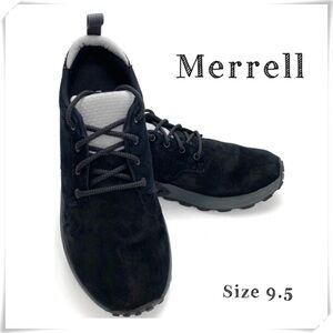 MERRELL Jungle Lace AC+ Suede Outdoor Hiking Shoes in Black Size 9.5